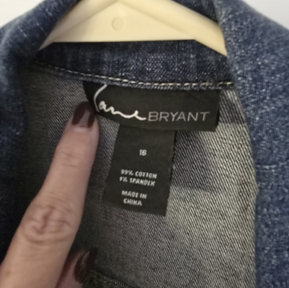 Lane Bryant Size 16 Jean Jacket - Picture 2 of 5